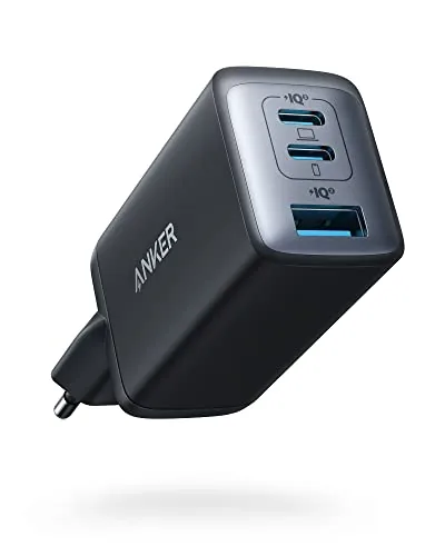 Anker Nano 65W USB C Ladegerät, 3-Port PPS Schnellladegerät, iPad Ladegerät, Kompaktes