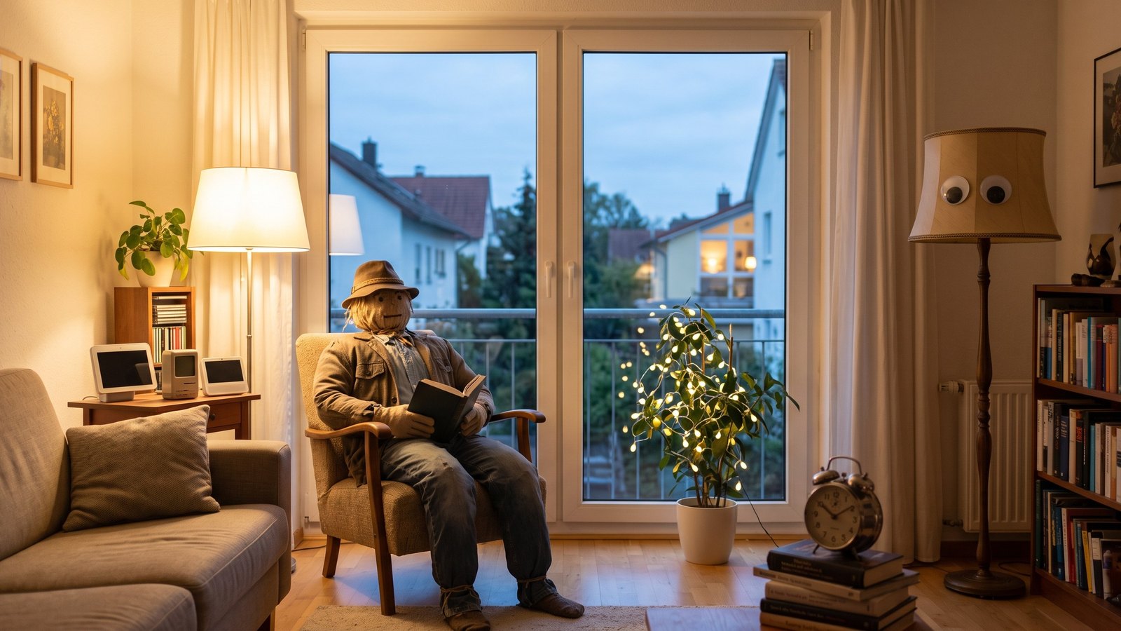 Symbolbild zum Thema Anwesenheitssimulation wirkt nicht echt: die 4 Fehler, die sie durchschaubar macht