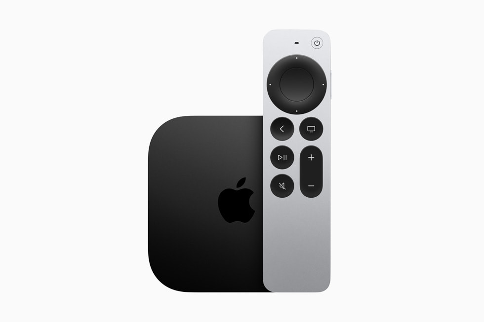 Apple TV 4K (2022) mit Siri Remote, freigestellt