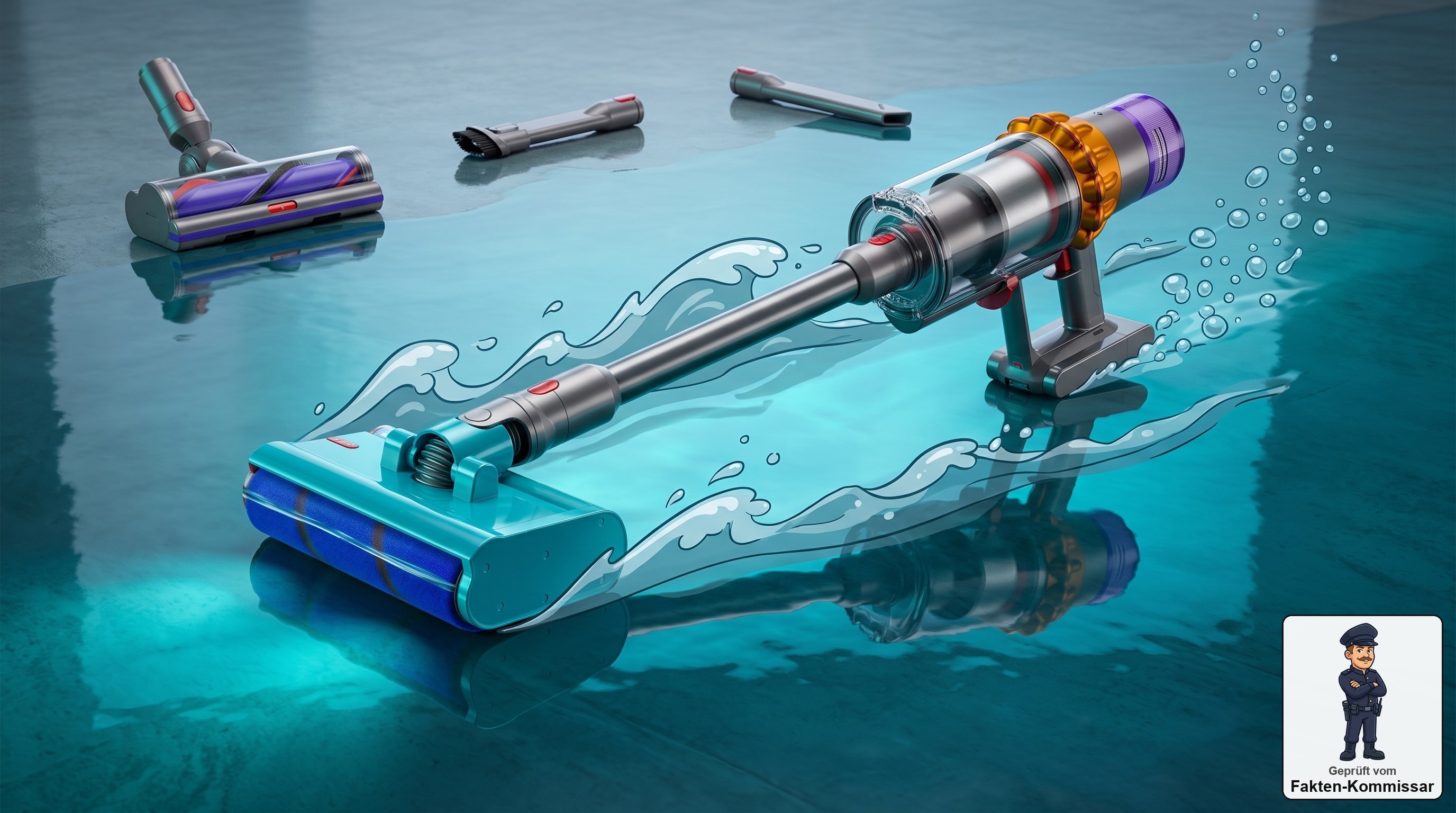 Dyson V15s Detect Submarine Symbolbild: U-Boot-Einsatz unter dem Sofa
