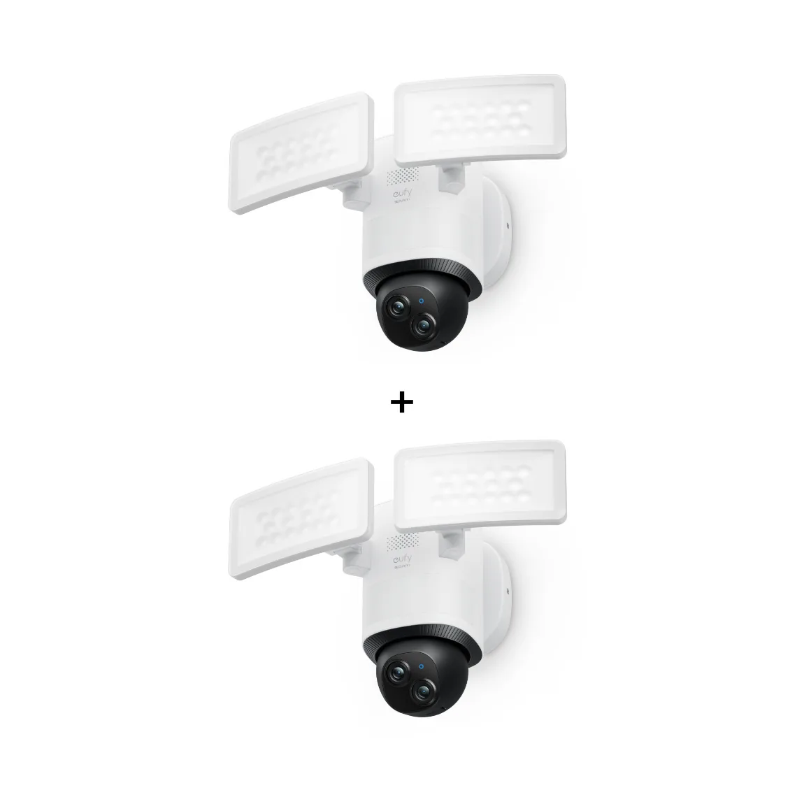 eufy Floodlight Cam E340 – 360° Dual-Flutlicht-Kamera – 2er-Set