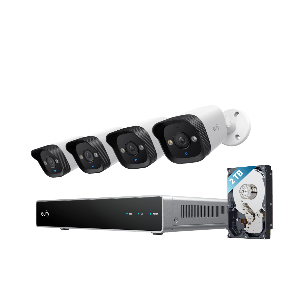 eufy PoE NVR E40 Netzwerkvideorekorder mit 4K-Kamera