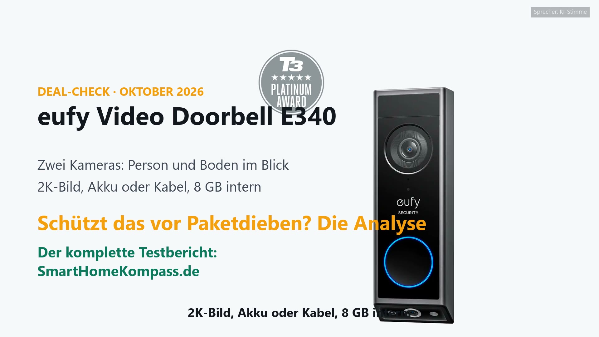Paketdiebstahl vor der Tür? eufy E340 mit zweiter Kamera