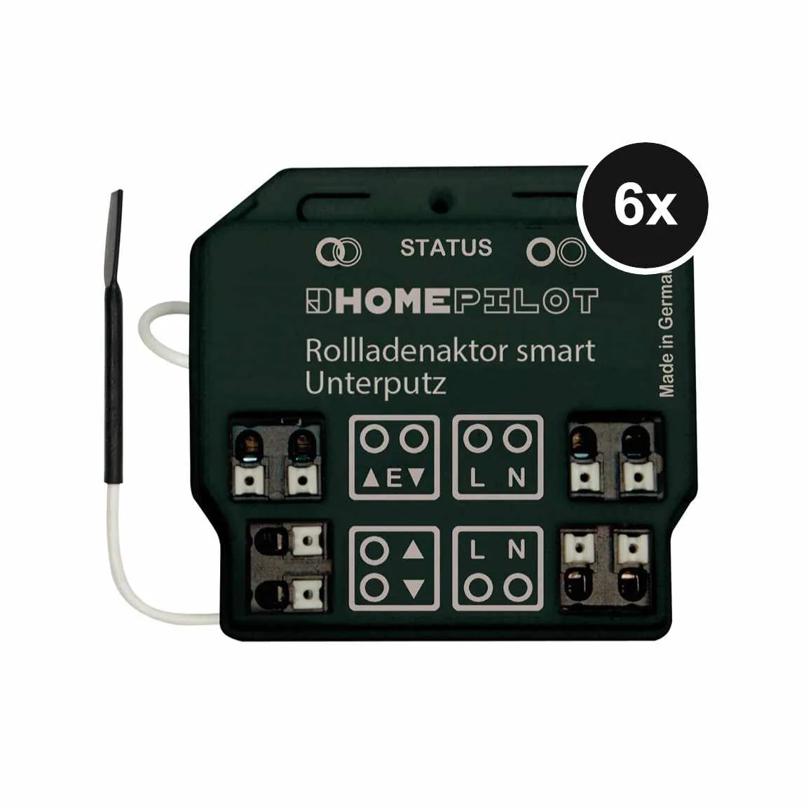 HOMEPILOT Rollladenaktor smart Unterputz – 6er-Set