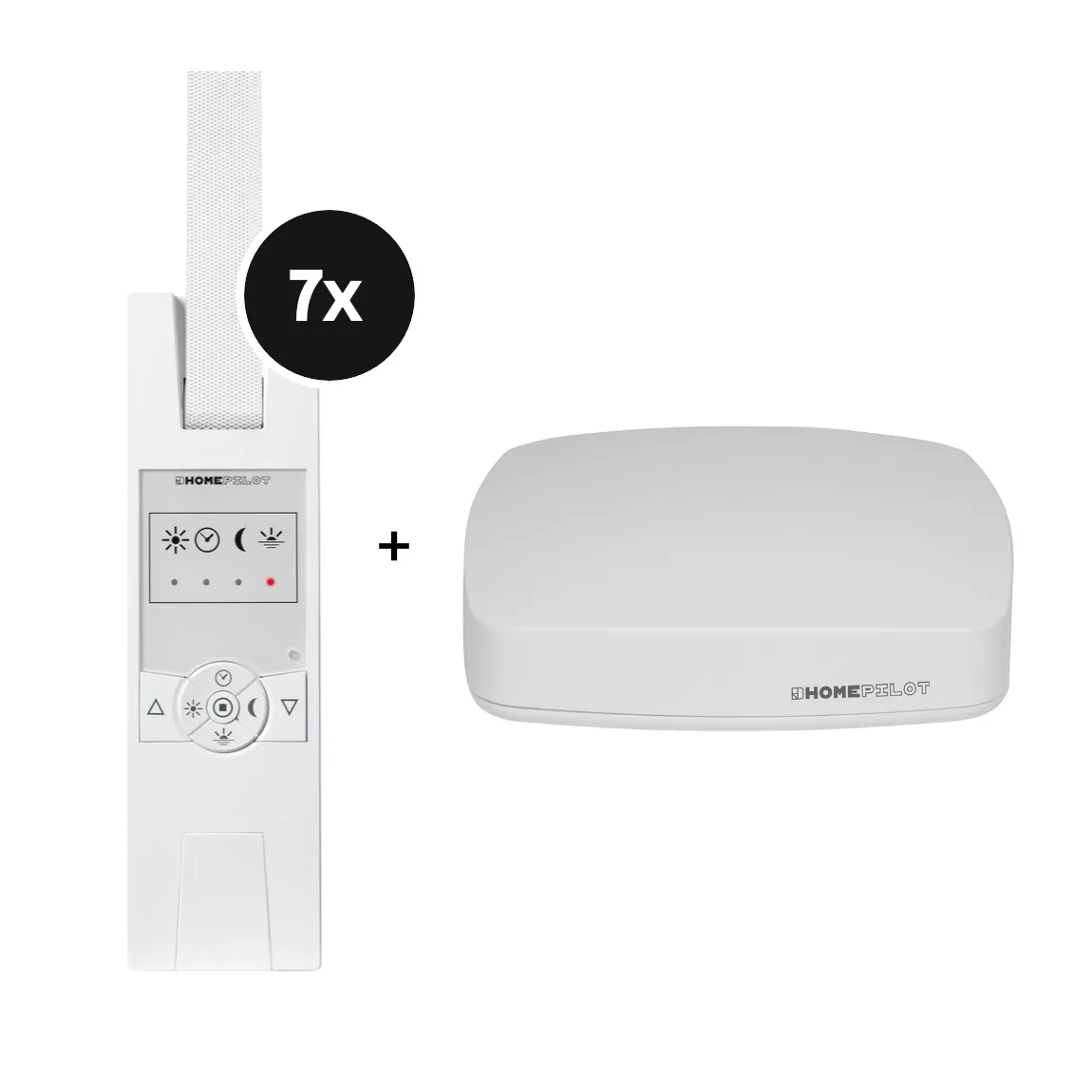 HOMEPILOT Starter Set – mit Gateway premium + 7 Gurtwickler RolloTron classic smart