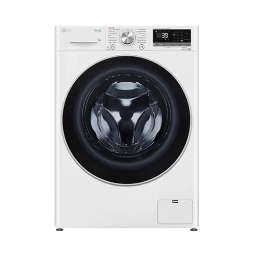 LG F4WV709P1E, Klasse A, Frontlader-Waschmaschine 9 kg, Wi-Fi, AI Direct Drive
