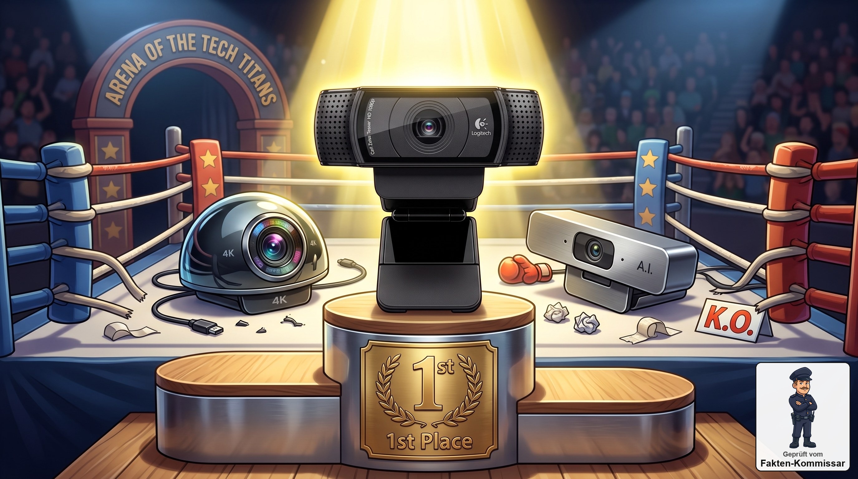 Logitech C920S Symbolbild: Homeoffice-Videocall-Szene