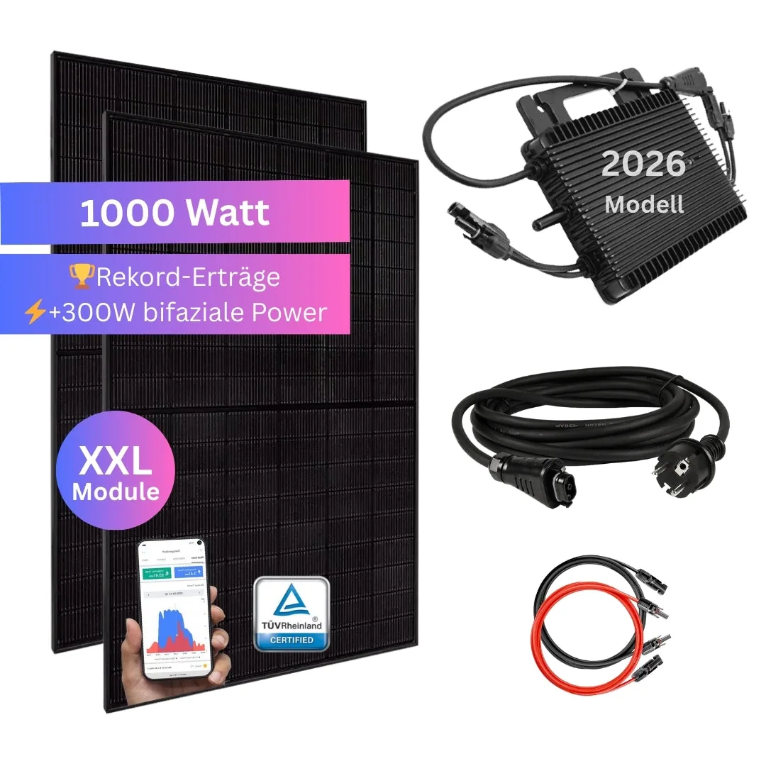 MyVoltaics® MyBasic: 1000 Watt XXL Balkonkraftwerk