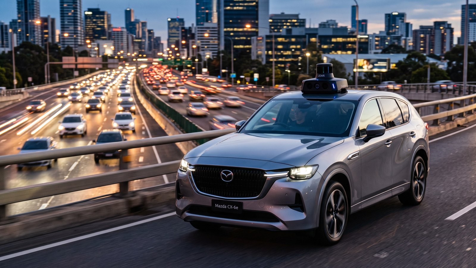 Mazda rüstet CX-6e mit Lidar für Autopilot-Funktion in China nach