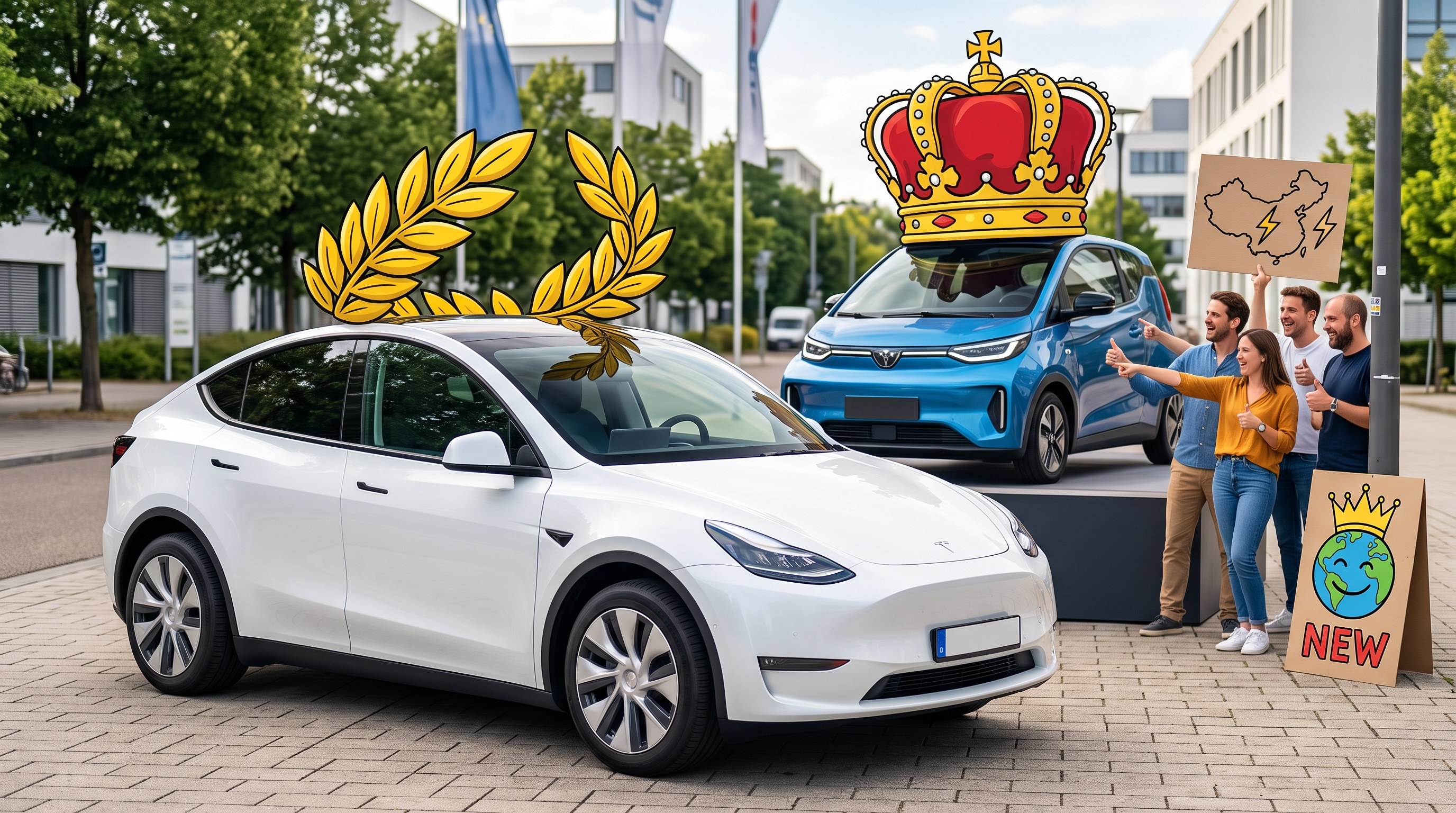 Neue Weltordnung ⚡ Tesla Model Y dominiert – doch die E-Auto-Krone trägt längst China