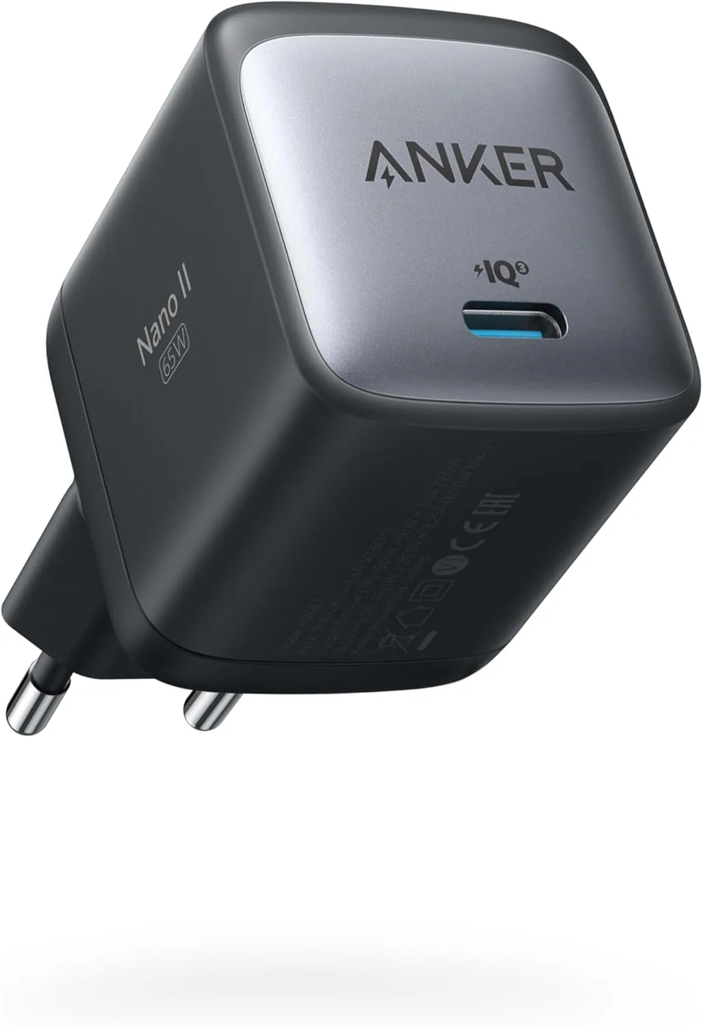 Prime Anker Nano II USB-C GaN Mini-Ladegerät mit 65W (schwarz oder weiss)