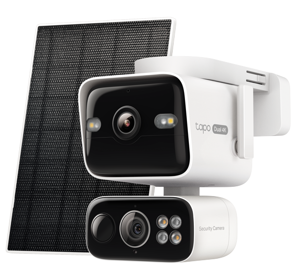 TP-Link Tapo C675D KIT Dual-4K-Außenkamera mit Solarpanel