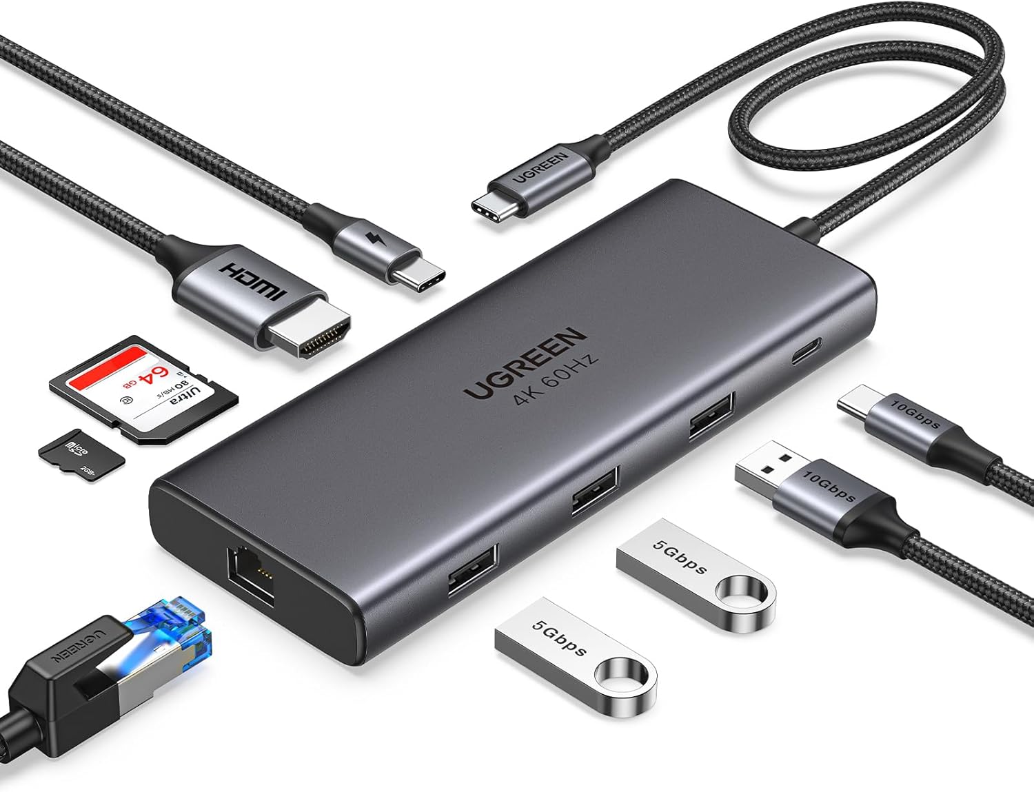 UGREEN Revodok Pro 109 USB-C Hub 9-in-1